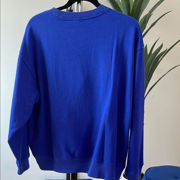 GAP Mens Royal Blue Crewneck Sweatshirt Size Large - Picture 5 of 5